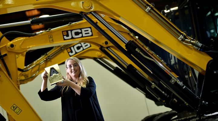 JCB’s Holly Crowned Top Higher Apprentice