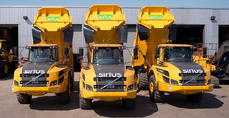 Sirius Group Drives Down Fuel Consumption with Volvo ADT’s