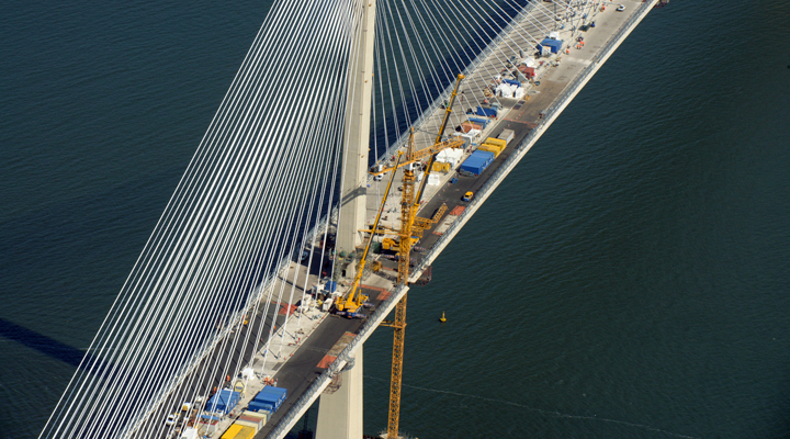 Queensferry Crossing Tower Cranes Come Down