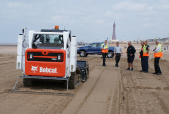 Bobcat Lights Up Blackpool