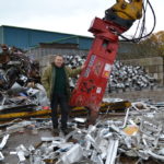 Michael Douglas Auto Salvage invest in LaBounty scrap shear from ECY Haulmark