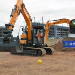 Hyundai dealer Willowbrook Plant throw birthday party for digger mad Charlie