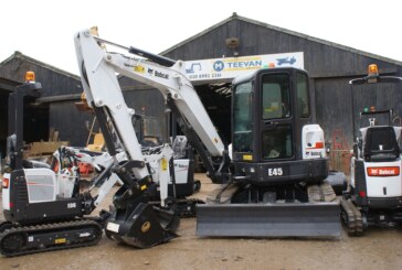 Teevan Hire Orders Close to 100 Bobcat Excavators in UK
