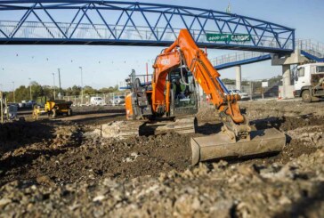 Safety first for Hitachi excavators on A6 Dualling Scheme
