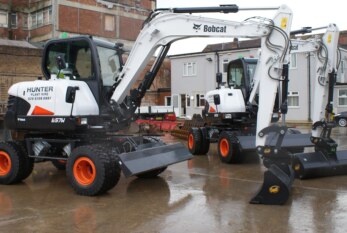 Hunter Plant Hire purchases new Bobcat mini-excavators