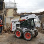 UK’s first Bobcat remote control loader in demolition