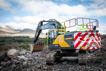First Volvo excavator for A&L McCrae