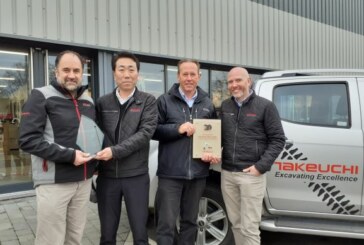 Parkway Plant Sales win Takeuchi Dealer of the Year for fourth year running