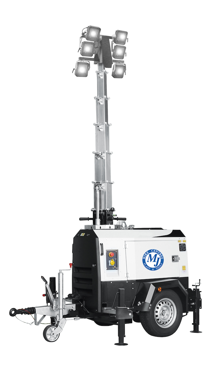 M & J Hire go with Trime’s X-ECO LED Lighting Towers