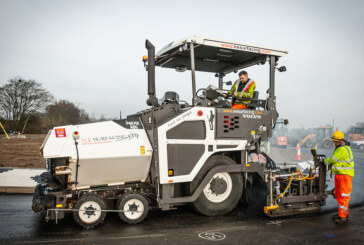 N.E Surfacing chooses Volvo once again for its front line paver