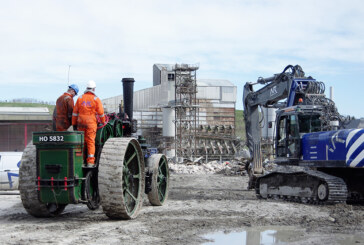 AR Demolition use a McLaren traction engine from 1918
