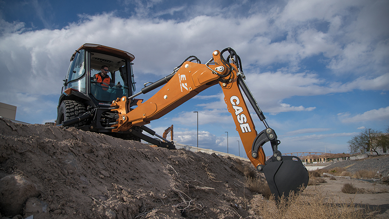 CASE launches world’s first fully electric backhoe loader