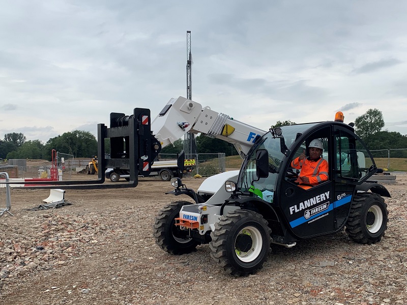 HS2 pioneers electric telehandler