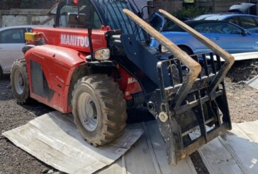 Stolen Manitou telehandler recovered in less than 1 hour