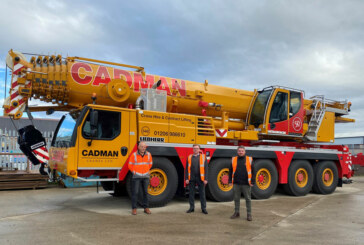 Cadman Cranes press on with expansion plans following the delivery of the South of England’s first Liebherr LTM1110-5.1