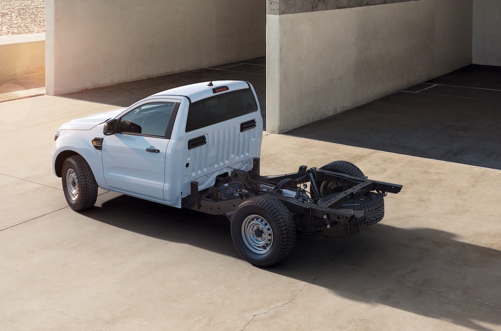 Ford adds conversion-ready chassis cab model to Ranger Pick-up