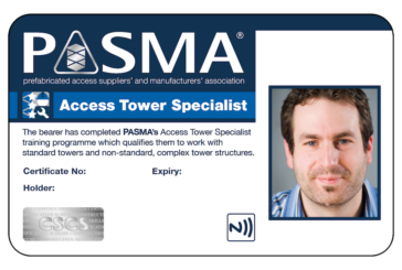 PASMA joins CSCS Partner Card Scheme