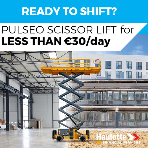 PULSEO scissor lift for less than €30/Day