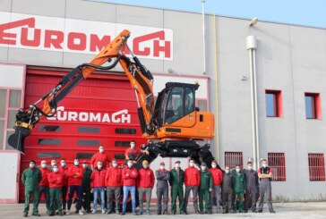 Engcon supplies tiltrotators to the world’s largest spider excavator the Euromach R145