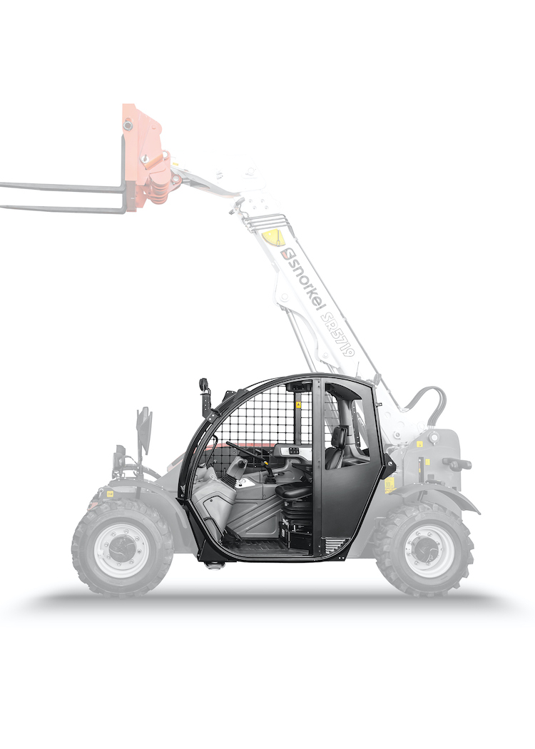 Snorkel telehandlers now available with open cabs