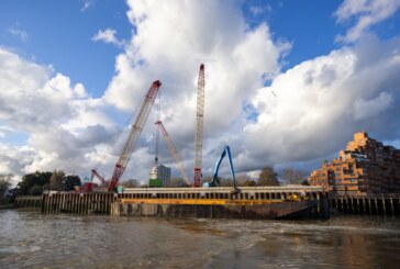 Tideway east section barges ahead with Walsh and Land & Water
