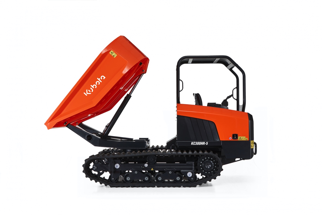 Kubota announces the launch of a new EU Stage V tracked dump truck