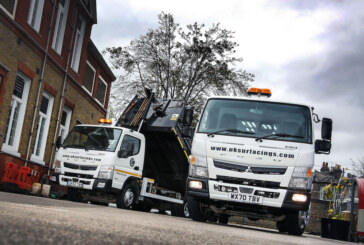 UK Surfacings stages a repeat performance with two FUSO Canters from City West Commercials