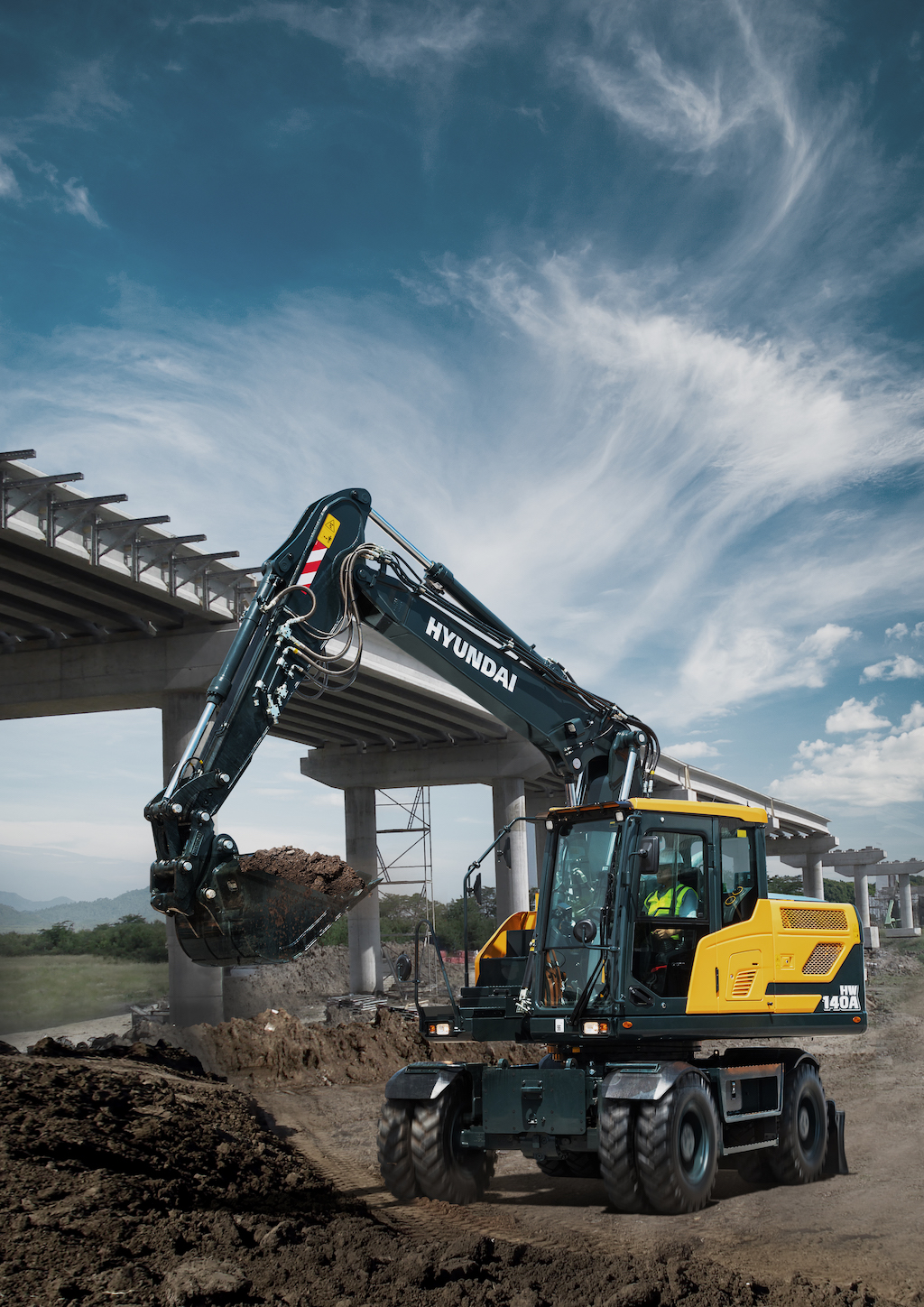 Hyundai launches new A-Series wheeled excavators