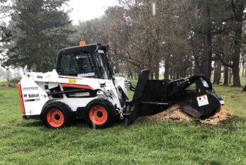 Bobcat SG60 clears stumps at Spanish golf course