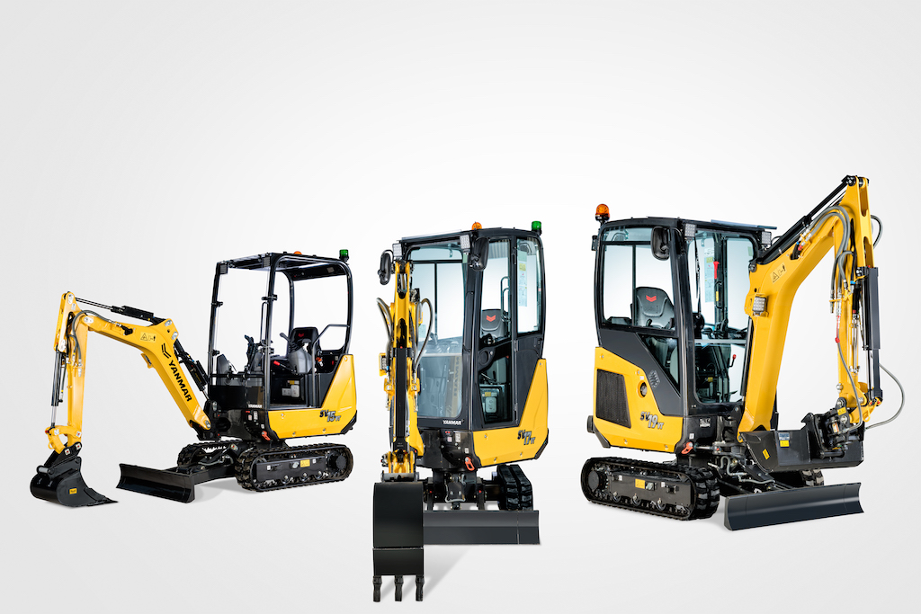Yanmar announce three new mini excavators