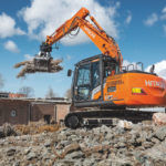 Enjoy the comfort of the Hitachi  ZX130-7 and ZX135US-7