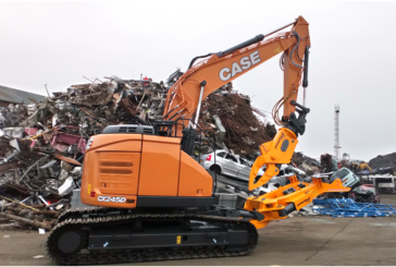 CASE CX245DSR short reach excavator delivers sustainable recycling solution