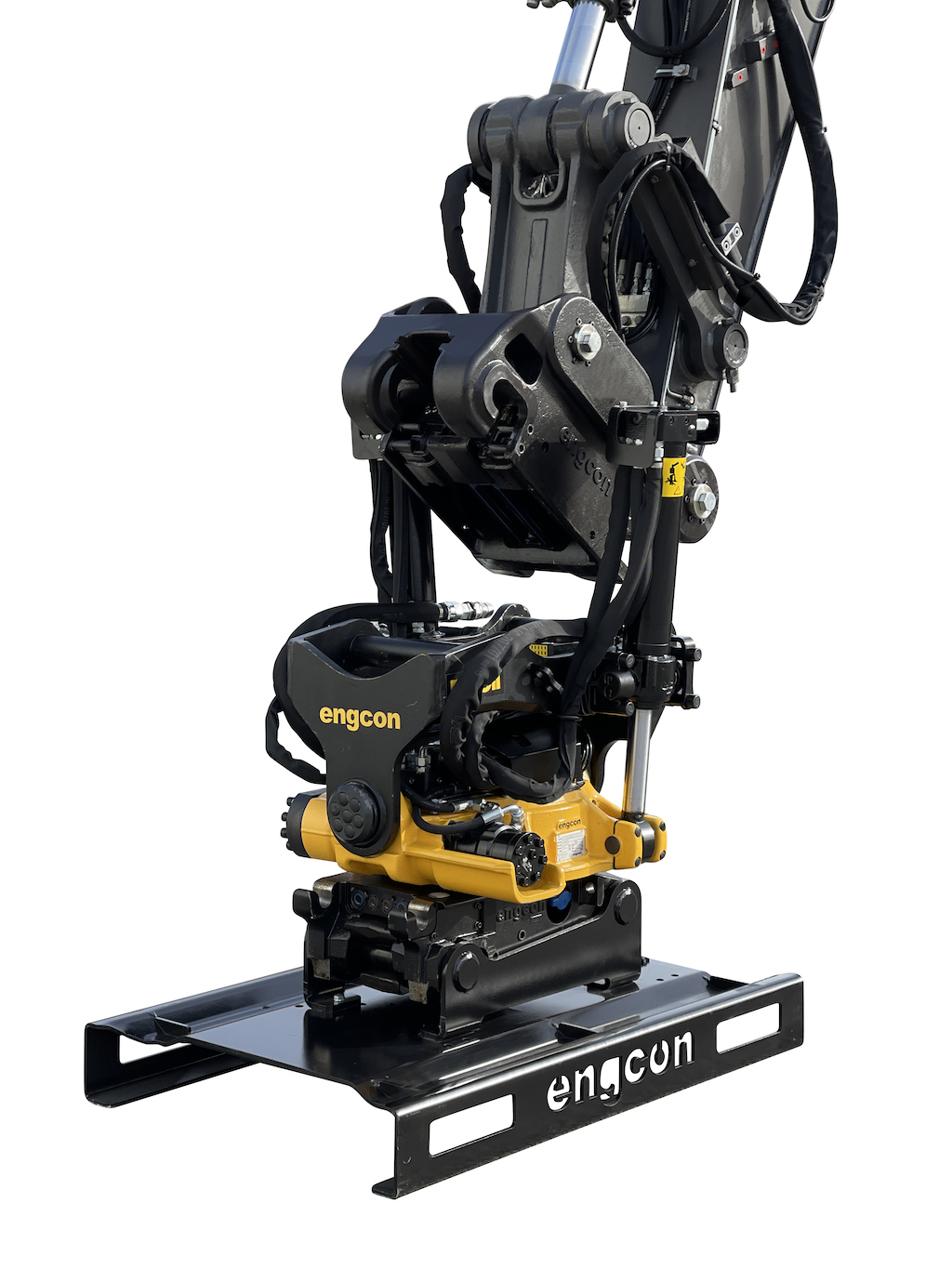 Engcon simplifies the transportation and storage of tiltrotators