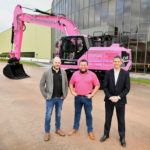 Firm tickled pink by fundraising digger in memory of Victoria Waiting