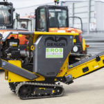 Eros Hire Tools take delivery of Dragon Equipment compact crusher
