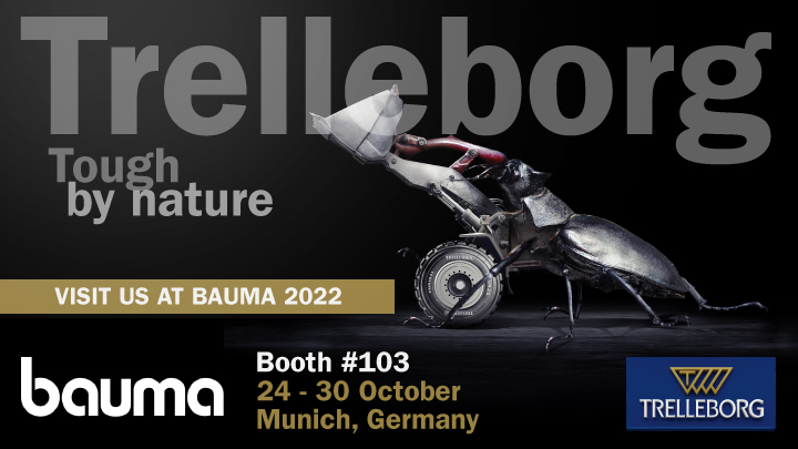 Trelleborg showcases EMR tough tire solutions at bauma 2022