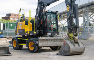 Flannery Plant Hire has taken delivery of Great Britain’s first Volvo EWR130E wheeled excavator from SMT GB.