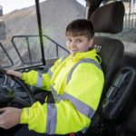 13-year-old trucking on towards career in plant