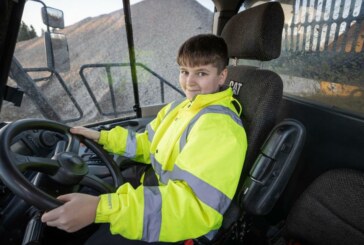 13-year-old trucking on towards career in plant