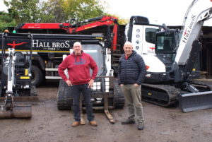 When it comes to work in the rail sector the growing Hall Bros. fleet of Bobcat machines is right on track.