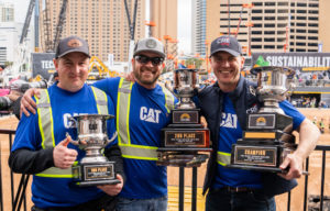 Patrick Doheny from Australia won the final competition alongside other awards presented by Caterpillar during CONEXPO-CON/AGG 2023.