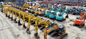 On 8th to 11th March 2023, over 1,000 diggers will go over the ramp to the highest bidder at this unreserved auction at Euro Auctions, Leeds.