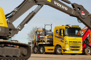 Campbell Plant Hire has added a new Volvo FH 540 sleeper cab 6x2 tractor unit to its small but busy delivery fleet.