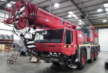 Tadano donates all terrain crane to support reconstruction after the Turkey-Syria earthquake