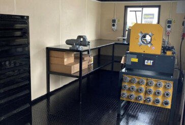 Finning installs on-site hose solution to maximise machine uptime at Tillicoultry
