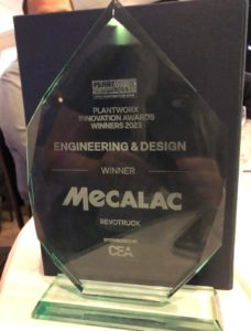 Mecalac Construction Equipment UK has won the gold in the Engineering & Design category at this year's Plantworx Innovation Awards.