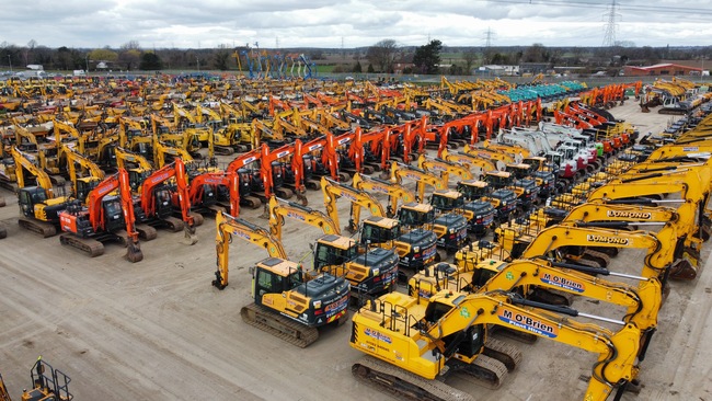 Sales of used plant and construction machinery website