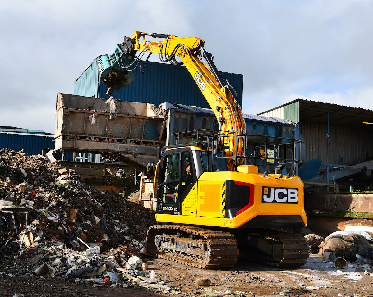 MRW Waste Recycling Ltd has invested in a JCB tracked excavator