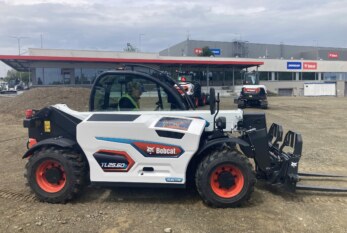 Bobcat’s electric compact telehandler