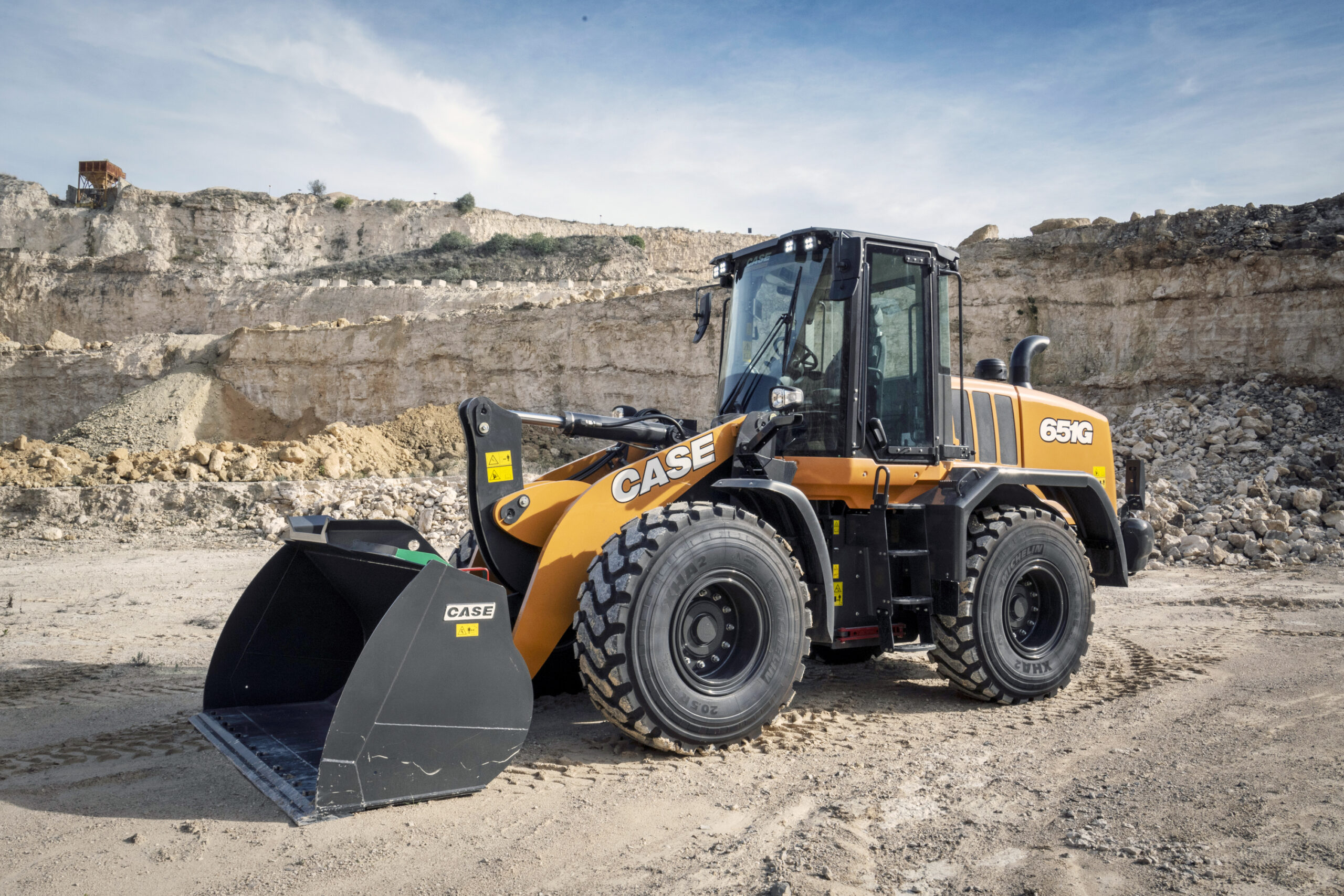 Case Construction Equipment has upgraded its mid-sized wheel loader range